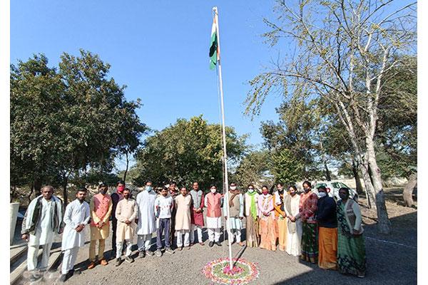 The 73rd Republic Day was celebrated by the students, teachers & staff of MVM Shajapur with great fervour.